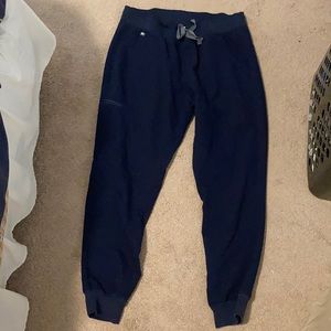 Figs Zamora navy jogger scrubs